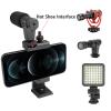 Vlogging Holder, Cell Phone Camera Handle Grip Stabilizer, Ergonomic Phone Video Stabilizer, Handheld Selfie Stick Smartphone Holder with Cold Shoe Mount for Mic/Flash Light, Wrist Strap view 4