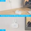 COOLWUFAN Wall Mount Holder for eero Pro 6/6E Home WiFi System - Simple and Sturdy Stand Bracket for Tri-Band Mesh Wi-Fi 6 System (White, 3 Pack) view 4