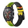 CA0322 Funny Pineapple Sunglasses Kiss Leather & Silicone Smart Watch Band Strap for Wristwatch Smartwatch Smart Watch Size (20mm) view 1
