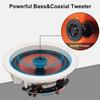 Herdio 6.5 Inch Ceiling Speakers Bluetooth (Pairs) 300 Watt Flush Mount in Wall Amplifier Receiver Suitable for Indoor Home & Covered Outdoor Porch view 2