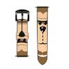 CA0419 Cute Grumpy Monkey Cartoon Leather & Silicone Smart Watch Band Strap for Wristwatch Smartwatch Smart Watch Size (22mm) view 3