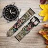 CA0697 Graffiti Wall Leather & Silicone Smart Watch Band Strap for Wristwatch Smartwatch Smart Watch Size (20mm) view 2