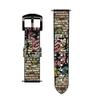 CA0697 Graffiti Wall Leather & Silicone Smart Watch Band Strap for Wristwatch Smartwatch Smart Watch Size (20mm) view 3