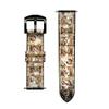 CA0017 Michelangelo Chapel Ceiling Leather & Silicone Smart Watch Band Strap for Wristwatch Smartwatch Smart Watch Size (20mm) view 3