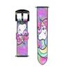 CA0643 Pastel Unicorn Leather & Silicone Smart Watch Band Strap for Wristwatch Smartwatch Smart Watch Size (20mm) view 3