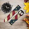 CA0655 US National Flag Leather & Silicone Smart Watch Band Strap for Wristwatch Smartwatch Smart Watch Size (22mm) view 2