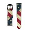 CA0655 US National Flag Leather & Silicone Smart Watch Band Strap for Wristwatch Smartwatch Smart Watch Size (22mm) view 3