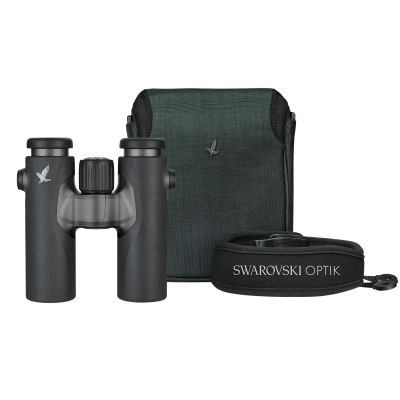 Swarovski Optik 10x30 CL Companion Wild Nature Waterproof Roof Prism Binocular with 6.2 Degree Angle of View, Anthracite