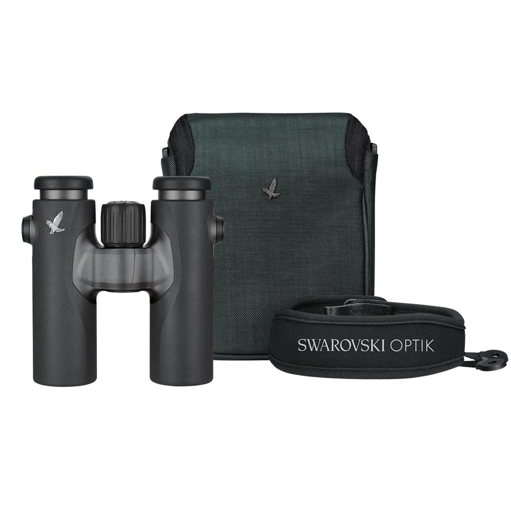 Swarovski Optik 10x30 CL Companion Wild Nature Waterproof Roof Prism Binocular with 6.2 Degree Angle of View, Anthracite
