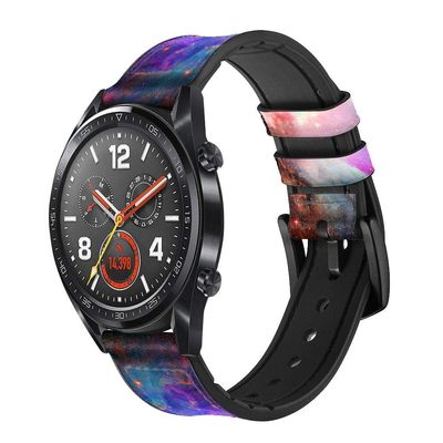 CA0504 Orion Nebula M42 Leather Smart Watch Band Strap for Wristwatch Smartwatch Smart Watch Size (18mm)