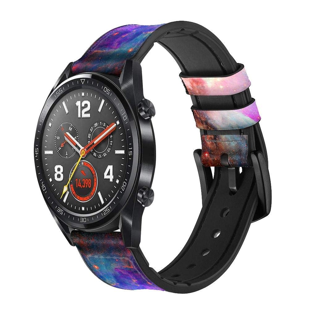 CA0504 Orion Nebula M42 Leather Smart Watch Band Strap for Wristwatch Smartwatch Smart Watch Size (18mm)