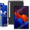 ArmorSuit MilitaryShield Black Carbon Fiber Skin Vinyl Wrap + HD Clear Screen Protector Designed for Samsung Galaxy Tab s7 plus+ 12.4 Inch (2020 Release) - Anti-Bubble Film view 1