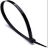 100pcs Outdoor UV Resistant Black Cable Ties Heavy Duty Zip Ties Multi-Purpose Self-Locking Black Nylon Tie Wraps Organize Bundles 2.5x100mm (0.1x3.9 inch) view 4