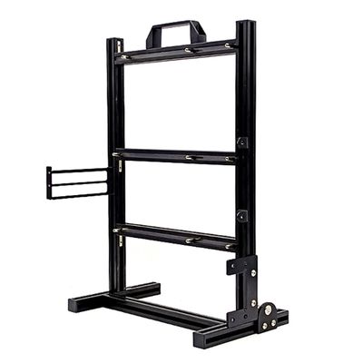 DIY Computer Chassis Bracket Open Motherboard Case Rack ATX Vertical Horizontal PC Game Chassis Rack Water-Cooled PC Test Bench Creative Overclocking Aluminum Frame Good Heat Dissipation All Black