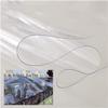 ZHANGQINGXIU Plant Covers, Transparent PVC Tarpaulin, Waterproof Tarpaulin with Eyelets, Rainproof Curtain (400 G/M), Adjustable (Color : Clear, Size : 2x2m) view 2