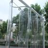 ZHANGQINGXIU Plant Covers, Transparent PVC Tarpaulin, Waterproof Tarpaulin with Eyelets, Rainproof Curtain (400 G/M), Adjustable (Color : Clear, Size : 2x2m) view 4
