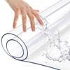 ZHANGQINGXIU Tarpaulin Fabric Tarpaulin Cover Tarpaulin Waterproof Heavy Duty Garden Plant Weather Resistant Protection Panel PVC Transparent Soft Sheet with Eyelets Edge Rope, 41 Sizes view 4