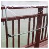 ZHANGQINGXIU Tarpaulin Cover, Heavy Duty Waterproof Tarpaulin with Eyelets, Weatherproof Anti-Pollen PVC Partition Panel for Closing Terrace Garden Balcony, Customizable view 1