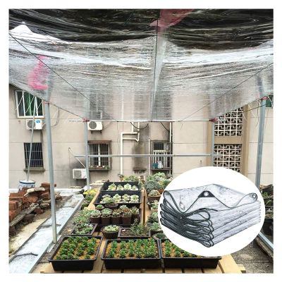 ZHANGQINGXIU Fabric Tarpaulin PVC Clear Tarpaulin, Tarpaulin Waterproof Heavy Duty Eyelets, Transparent Vinyl Tarpaulin Cover for Balcony Window Garden Plant Tent Rainproof, 24 Sizes