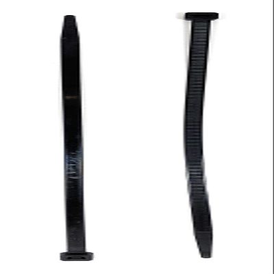 11" Cable Ties (.189 Width) High UV Resistant Zip Ties 50# Tensile Black (100 Pieces)