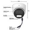 ACELEVEL Analog Security Camera 4-in-1 (AHD/TVI/CVI/CVBS) Turret, BNC, 2.8mm Lens, 82ft Night Vision, IP67, NDAA Compliant (5MP - IR LEDs) view 2