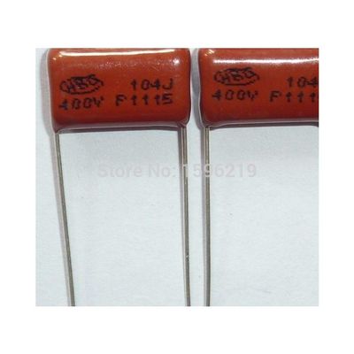 10pcs CBB Capacitor 104 400V 104J 0.1uF 100nF P15 CBB21 Metallized Polypropylene Film Capacitor
