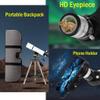 YXCKG Beginners Telescope, Telescopes for Adults Astronomy, Travel Telescope with Carry Bag, Focal Length 500mm, Erect-Image, Fully Coated Lens, Night Vision Entry Telescope (Size : Set 1) view 2