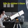 YXCKG 80 Caliber Telescope, Telescope for Adults Beginners, Travel Scope with 5x24 Finder Scope and Tripod(80-128cm), Stargazing Birds Watching (Size : Set 3) view 4