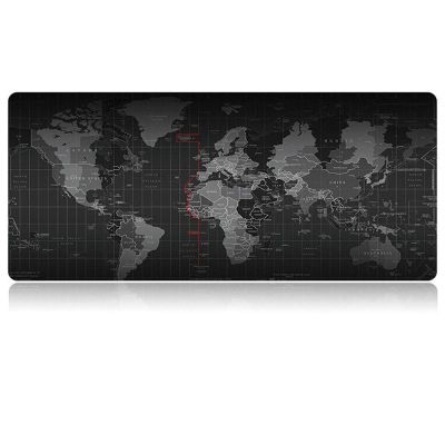Gaming mouse pad new world map big mouse pad player accessories XXL non-slip natural rubber PC computer keyboard desk pad 500x1000x2mm
