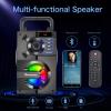 Bluetooth Speaker, Portable Bluetooth Speakers with Subwoofer Wireless Stereo Sound Rich Bass Outdoor Party Speakers Support Remote Control FM Radio LED Lights view 2