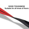 20Ft Floor Cord Cover Silicone Cable Protector Easy to Install Wire Organizer and Hider for Home, Office, Garage (Black-2PCS 10Ft, Total 20Ft) view 4