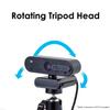 ELECOM Webcam Stand Flexible Desk Mount Flexible Gooseneck Clamp Clip Camera Holder, 360 Degree Rotatable Webcam Stand, Sturdy Table Clip (UCAM-DSCLP30BK) view 3