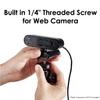 ELECOM Webcam Stand Flexible Desk Mount Flexible Gooseneck Clamp Clip Camera Holder, 360 Degree Rotatable Webcam Stand, Sturdy Table Clip (UCAM-DSCLP30BK) view 4