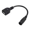 12CM DC Power Plug 5.52.1mm to USB 2.0 A Female Supply Cord Extension Cable view 1