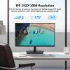 24 inch Monitor, Z-Edge Computer Monitor, Full HD 1920 x 1080p IPS 100Hz PC Monitor with HDMI, VGA, Frameless, U24I Anti-Glare Screen view 3