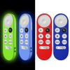 [4Pcs]Protective Case Compatible for Chromecast with Google TV Remote Control, Alquar Shockproof Silicone Skin for Google TV 2020 Voice Remote, Anti-Lost with Loop (red+dark blue+glow blue+glow green) view 1