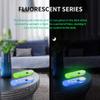 [4Pcs]Protective Case Compatible for Chromecast with Google TV Remote Control, Alquar Shockproof Silicone Skin for Google TV 2020 Voice Remote, Anti-Lost with Loop (red+dark blue+glow blue+glow green) view 4