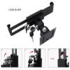 WeSTRUGGLE Tablet Wall Mount Holder with Lock and Key, Rotate Design Arbitrary Adjustment,Multi Angle,Bracket for Most 8 to 10.4 Inch,and for iPad Air &10.2,10.9,Pro 11 Galaxy tab,and More (Black) view 3