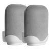 2 Pack Wall Mount Compatible with Google Nest Audio Speaker,Built in Cord Management Easy Install,Stable Stand Google Nest Audio Smart Speaker Holder Accessories for Space-Saving, White view 1