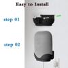 2 Pack Wall Mount Compatible with Google Nest Audio Speaker,Built in Cord Management Easy Install,Stable Stand Google Nest Audio Smart Speaker Holder Accessories for Space-Saving view 4