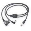 Power Spliter Cable D-tap to Hirose 4 Pin and DC Barrel for Zoom F8, BMCC, Video Assist Monitor view 1