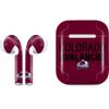 Skinit Decal Audio Skin Compatible with Apple AirPods - Officially Licensed NHL Colorado Avalanche Lineup Design view 1
