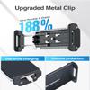 elitehood Metal iPad Holder for Mic Stand, 360 Adjustable Mic Stand Tablet Holder, Aluminum iPad Mount for Music Microphone Stand, Compatible with 4.7-13" Tablets and Cell Phones view 4