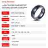 hecere T5577 or UID chip RFID Black Ceramics Smart Finger rewrite Ring 125KHZ/13.56MHZ Wear for Men or Women(UID 13.56MHZ-17MM) view 2