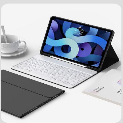 2020 New iPad 10.2 Keyboard case8th Gen/7th Gen Built-in Pencil Holder Color Round keycaps Ultra-Thin Magnetic Removable Keyboard for iPad 8 (iPad7/810.2, Black)