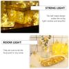 Uonlytech Golden Leaf LED String Light Iron Decorative Lamp view 3