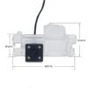 1 PCS HD Car Rear View Camera Backup NTSC Reverse Parking Camera with LED for Mitsubishi Pajero (American Version) view 2