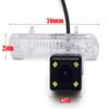 1 PCS HD Special Car Rear View Camera Backup NTSC Reverse Parking Camera with 4LED for Mercedes Benz R500 R63 R350 R320 E CLS C-Class W203 W211 view 2