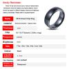 hecere T5577 or UID chip RFID Black Ceramics Smart Finger rewrite Ring 125KHZ/13.56MHZ Wear for Men or Women (T5577 125KHZ-19MM) view 2
