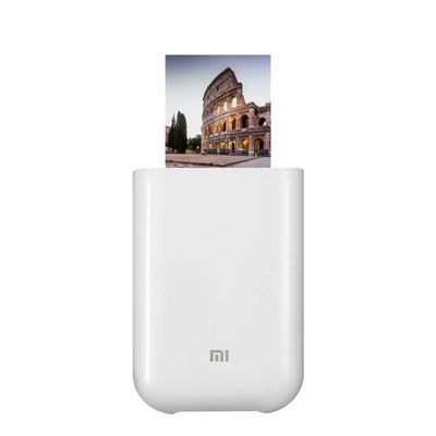 XIAOMI Portable 3x6 Instant Photo Printer Print Pictures on Zink Sticky-Backed Paper from Your iOS & Android Device.